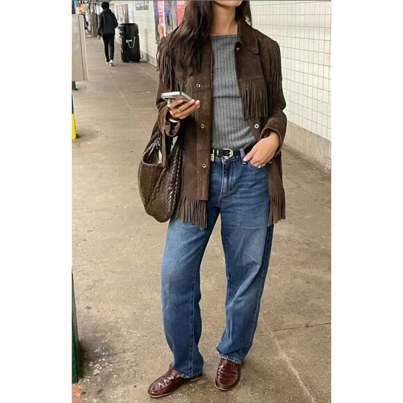 Vintage Y2K Tommy Hilfiger Chocolate Leather Shoulder Bag | 2000s Banana Style - Picture 3 of 16